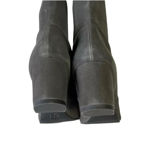 Stuart Weitzman Genna 60 Black Suede Over The Knee Boots Women’s Size 6 - Picture 6 of 9